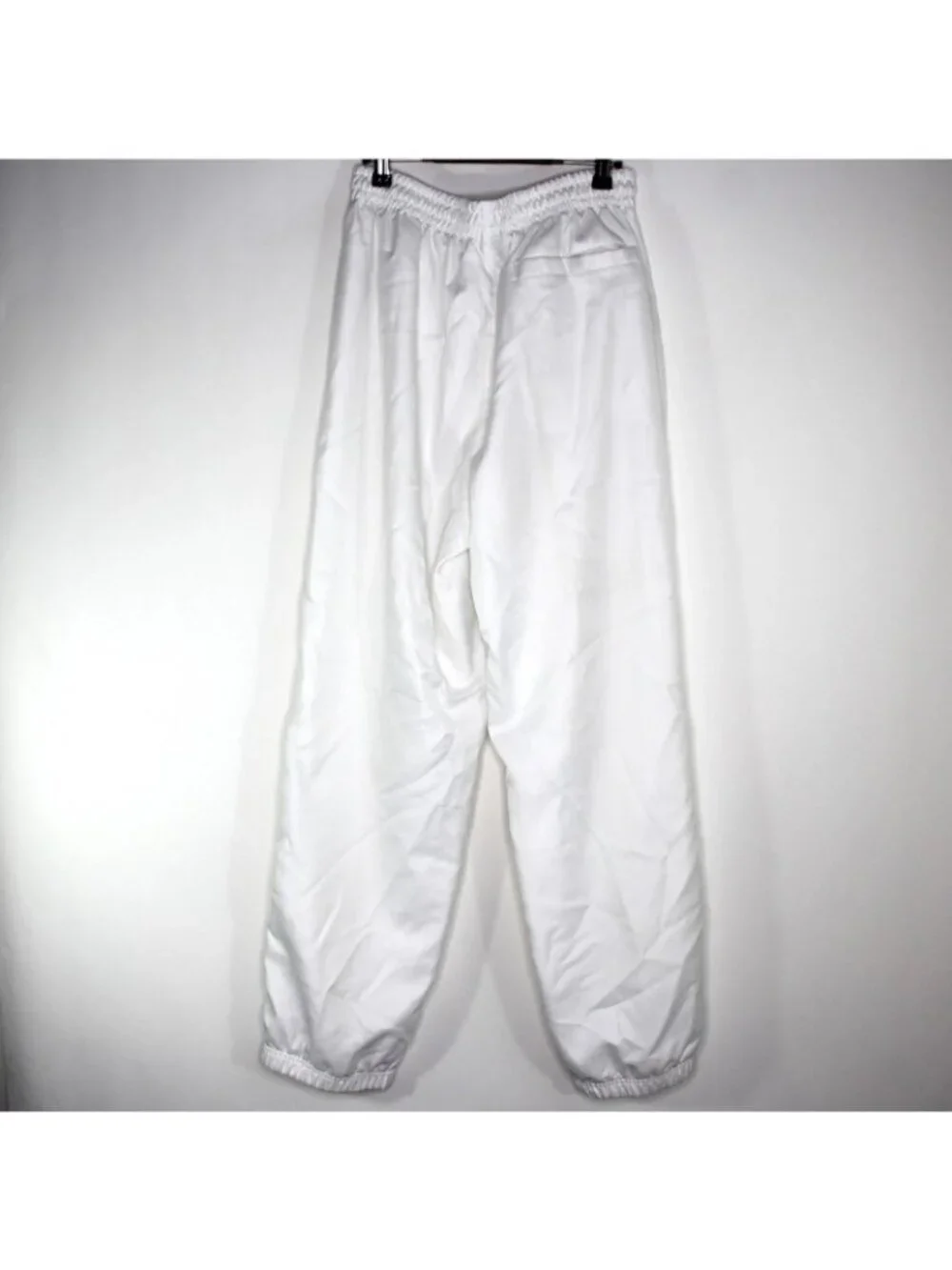 Jordan Mens Large 30 x 32 White Lined Track Pants L631